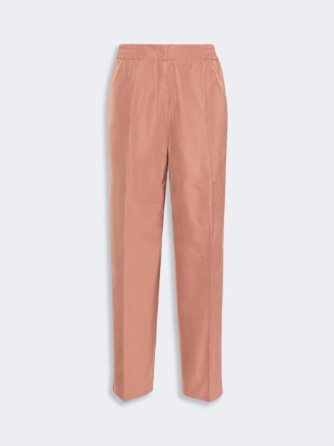 Max Mara BOHEME Silk-blend radzimir trousers - ANTIQUE ROSE
