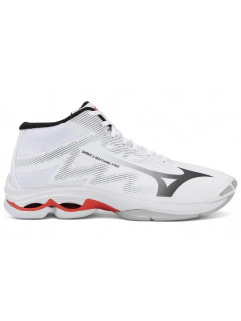 Mizuno Mizuno Wave Lightning Pro Mid White Black Fiery Red