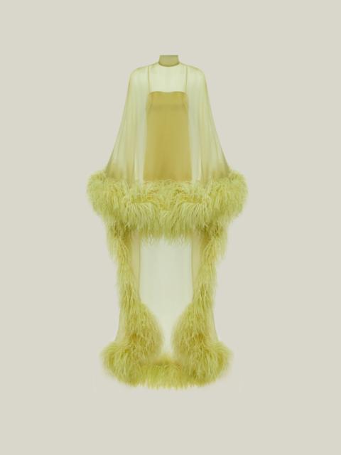 Taller Marmo Daisy Kaftan in Gold Kiwi