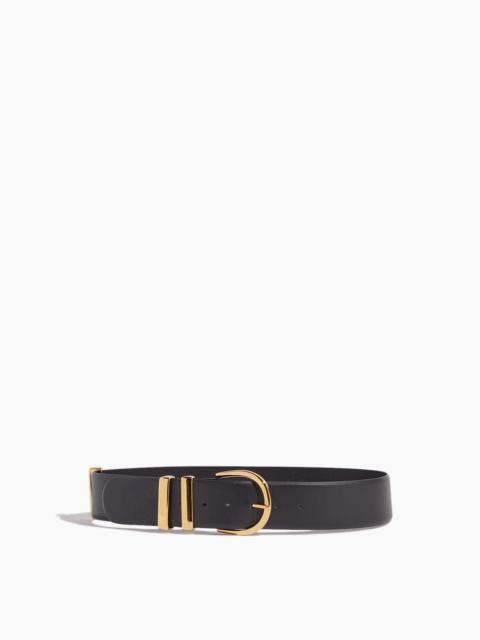 KHAITE Bella Belt in Gold/Black