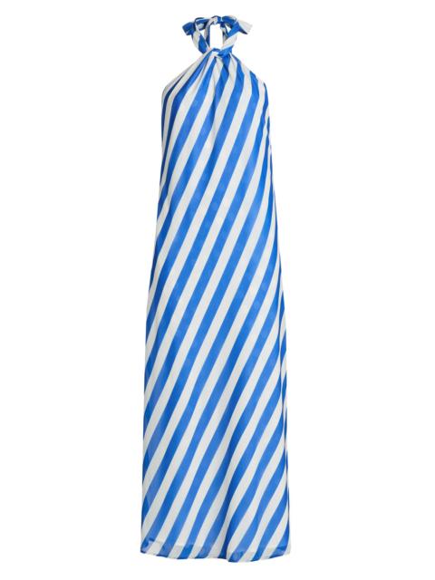 Solid & Striped Women's The Brisa Reversiable Cover-Up Maxi Dress - Blue Stripe