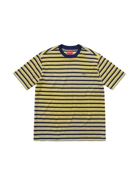 Supreme Multi Stripe Terry Tee Navy