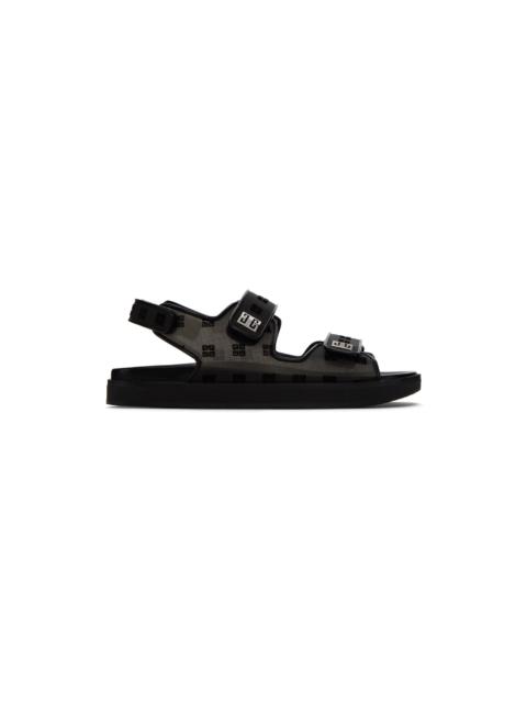 Givenchy Black Strap Sandals