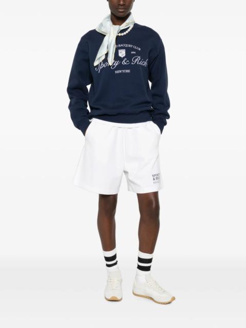 Sporty & Rich Sporty & Rich Logo-embroidered Sweatshirt