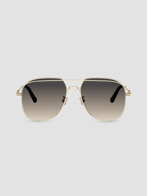 Dior Women's Petit CD A1U 56MM Pilot Sunglasses - Gold Grey
