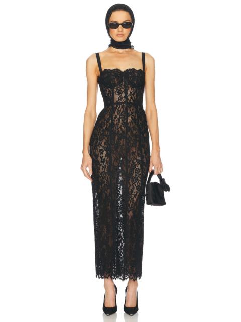 The Lace Column Dress