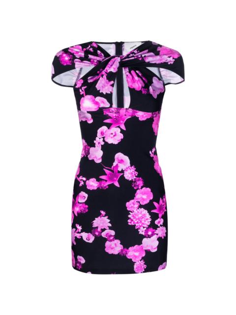 COPERNI floral-print short-sleeve dress