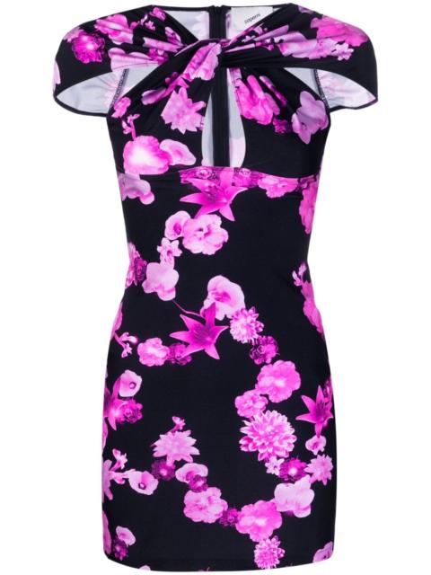 COPERNI floral-print short-sleeve dress