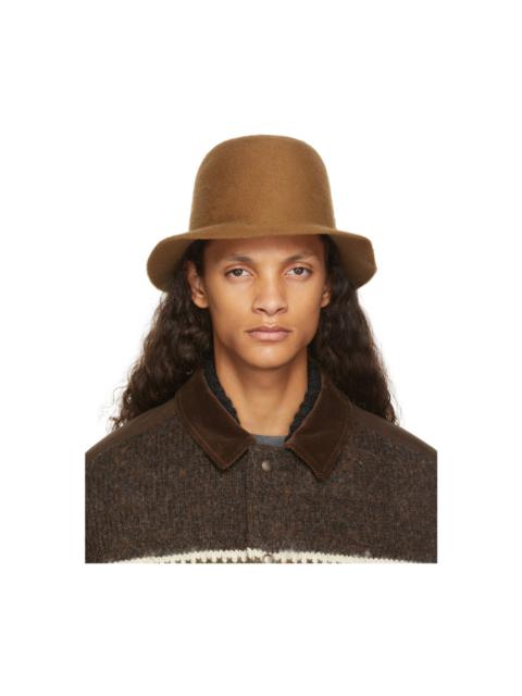 Junya Watanabe MAN Beige Script Hat