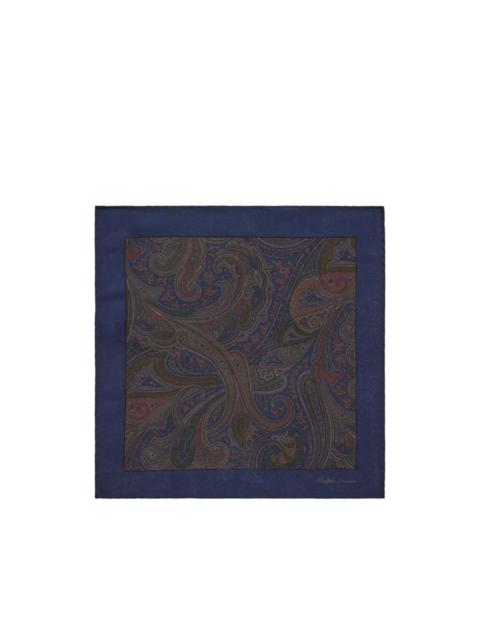 Ralph Lauren paisley-print pocket square