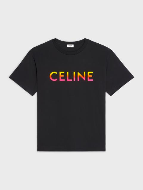 CELINE LOOSE CELINE T-SHIRT IN COTTON JERSEY