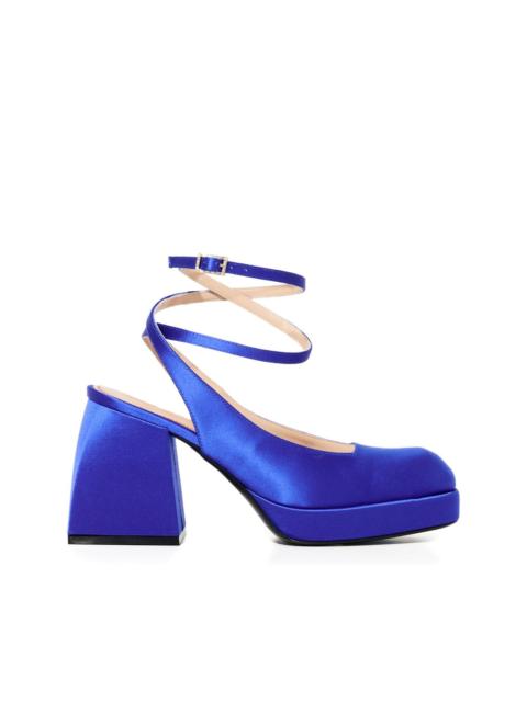 NODALETO 85mm Bulla Jones platform slingback pumps
