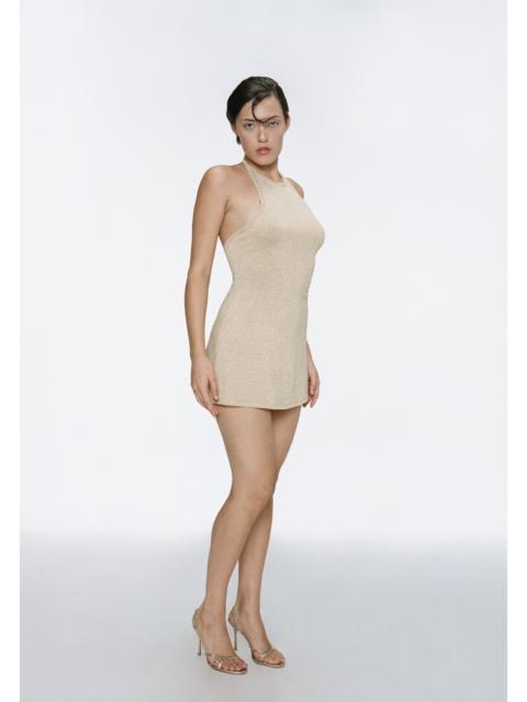 miaou BIANCA DRESS - GOLD