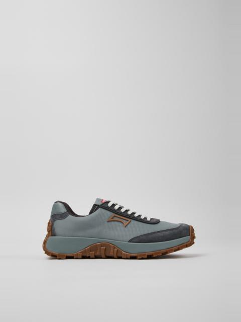CAMPER Drift Trail Blue Textile and Nubuck Sneakers for Women.