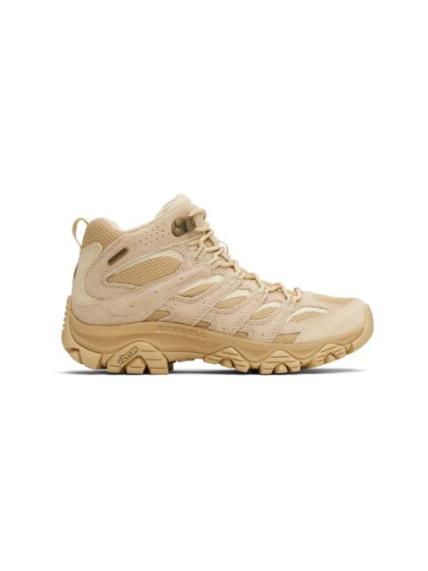 Beige Moab 3 Mid Waterproof Boots