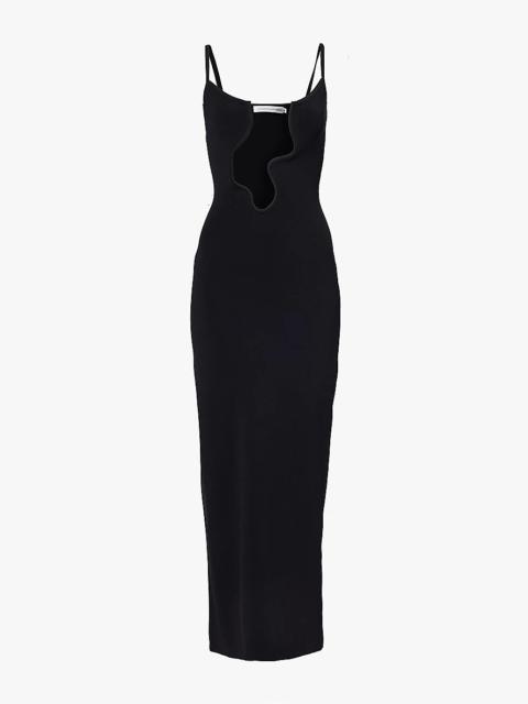 Salacia underwire knitted maxi dress