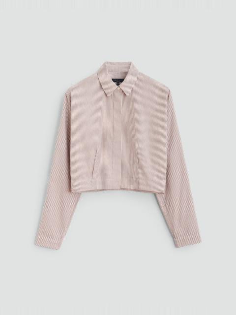 Morgan Cropped Cotton Poplin Shirt
Classic Fit Button Down