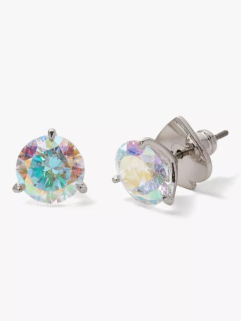 kate spade Brilliant Statements Tri-prong Studs