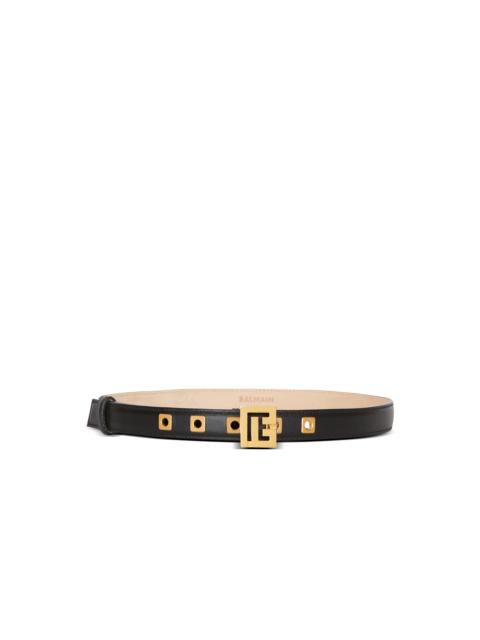 Balmain Leather P-Belt