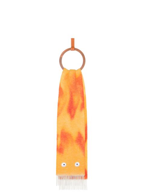 Loewe Calcifer scarf in mohair and wool blend