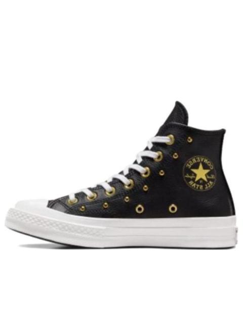 Converse (WMNS) Converse Chuck 70 Hi 'Black White Gold Metallic' A06809C