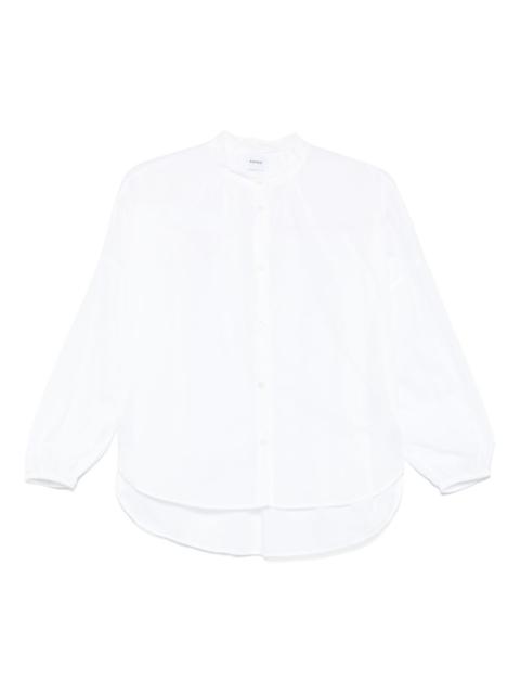 Aspesi gathered poplin shirt