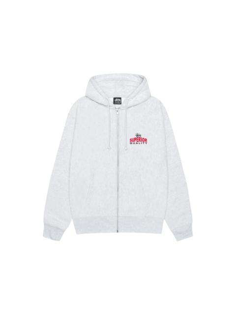 Stüssy Stussy Superior Quality Zip Hoodie (SS25) Ash Heather