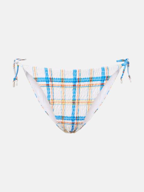 Polo Ralph Lauren Checked bikini bottoms