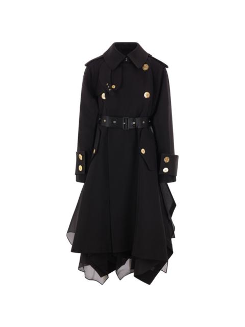 sacai belted coat