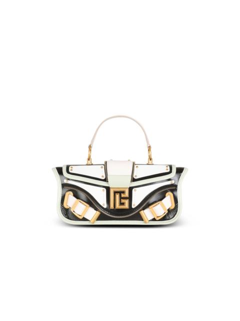 Balmain Blaze clutch bag in smooth multicoloured leather