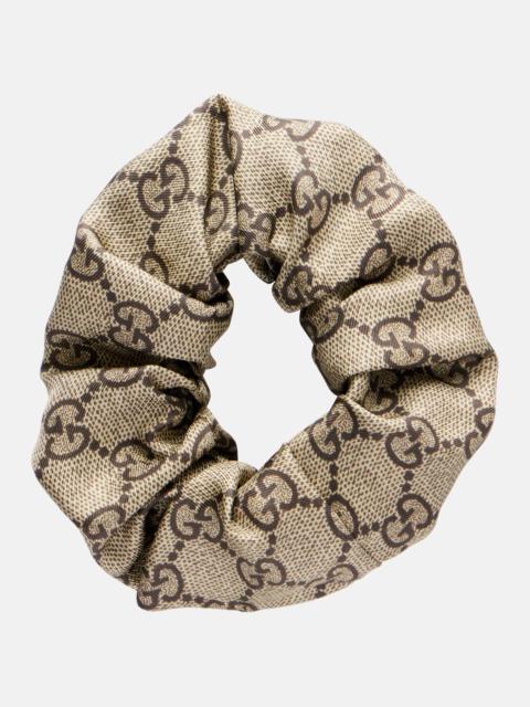GUCCI GG jacquard silk scrunchie
