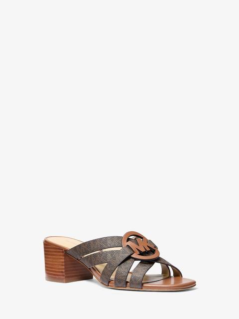 MICHAEL KORS Erika Signature Logo Sandal