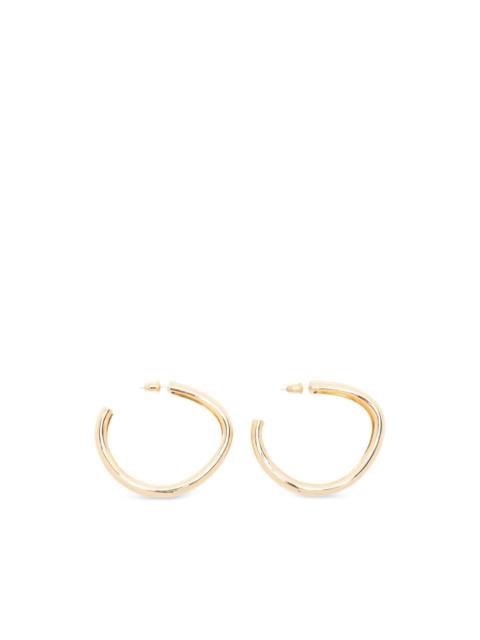 JOSEPH Bean XL organic-shape hoop earrings