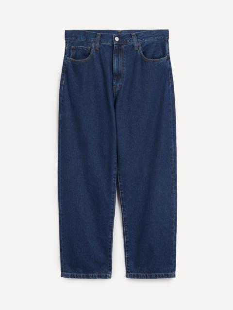 Landon Robertson Denim Trousers in Blue Stonewashed