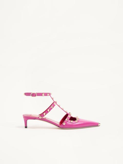 Valentino ROCKSTUD COURT SHOES IN KID LEATHER 40MM