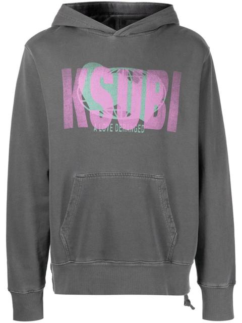 Deranged Kash logo-print hoodie