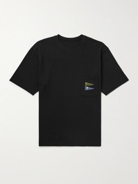 Kapital Logo-Appliquéd Cotton-Jersey T-Shirt