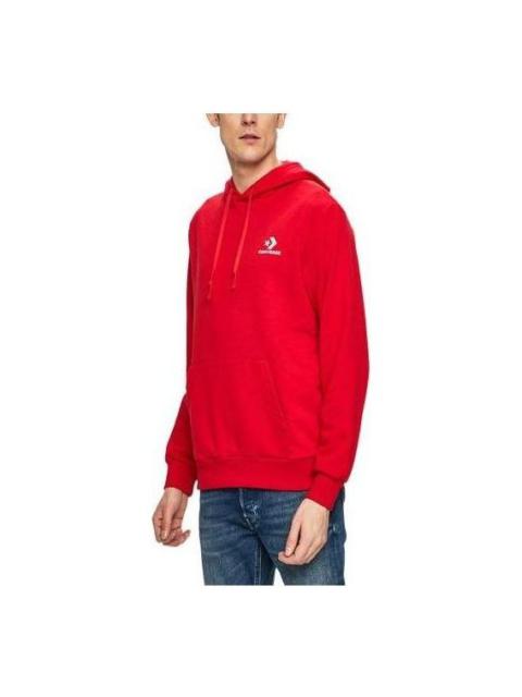 Converse Star Chevron Embroidered Pullover Sweatshirt 'Red' 10008926-A05
