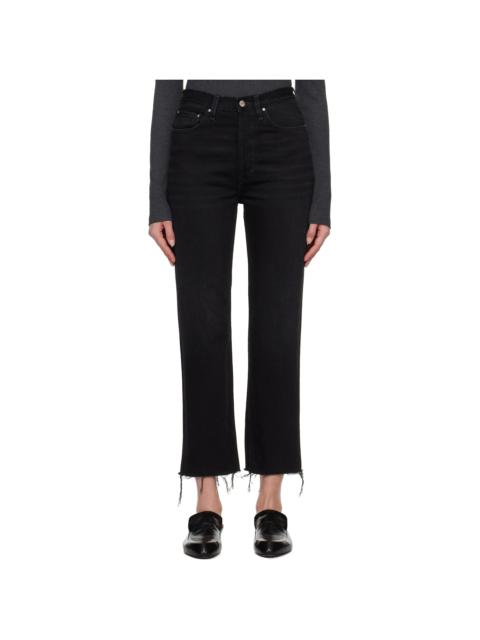 TOTEME Black Classic Cut Jeans