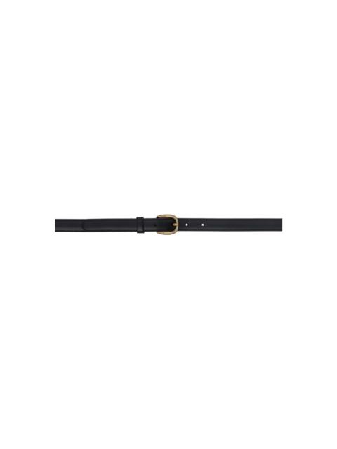 Black Rosette Belt
