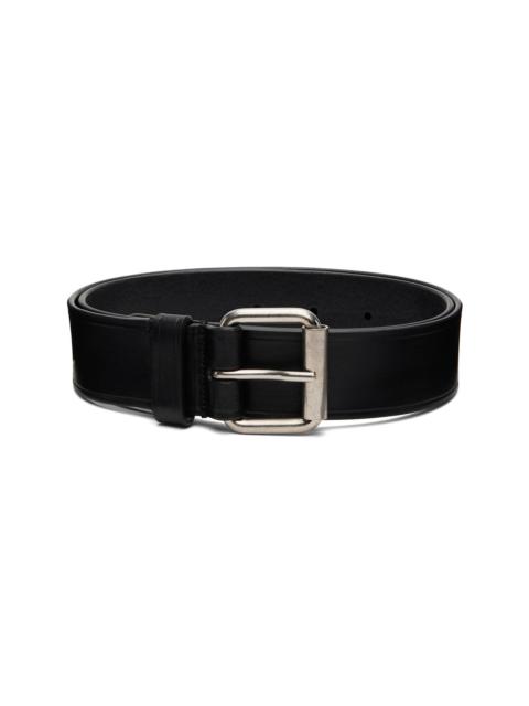 Dries Van Noten Black Leather Belt