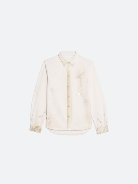Helmut Lang PAINTED ECRU SHIRT