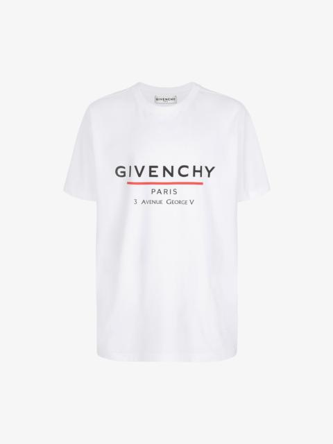 Givenchy GIVENCHY LABEL oversized t-shirt