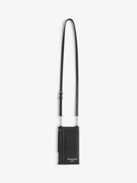 BALENCIAGA Men's Credit Phone Holder in Black