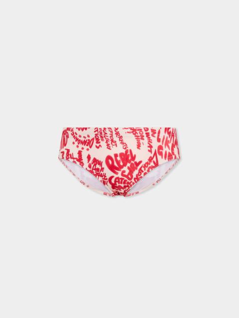 DSQUARED2 REBEL HIBISCUS SWIM BRIEF