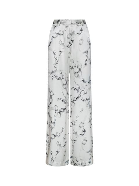 Gavin Silk Wide-Leg Pant