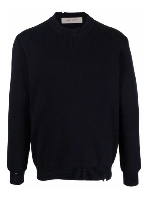Golden Goose distressed crew neck sweatshirt