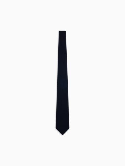 GIORGIO ARMANI Cupro velvet tie