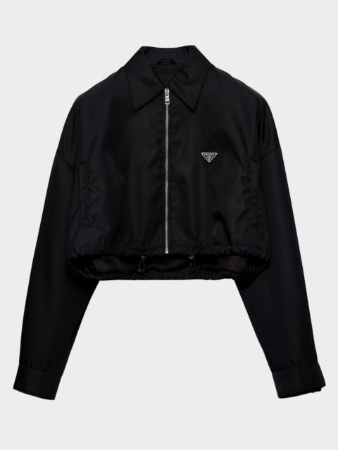 Prada Re-Nylon cropped blouson jacket | REVERSIBLE