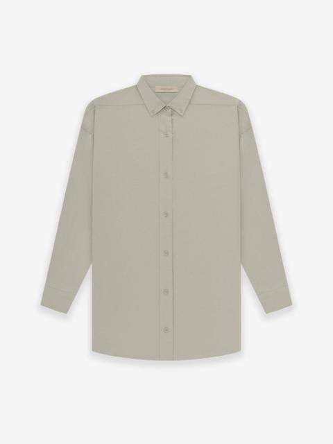 ESSENTIALS Womens LS Oxford